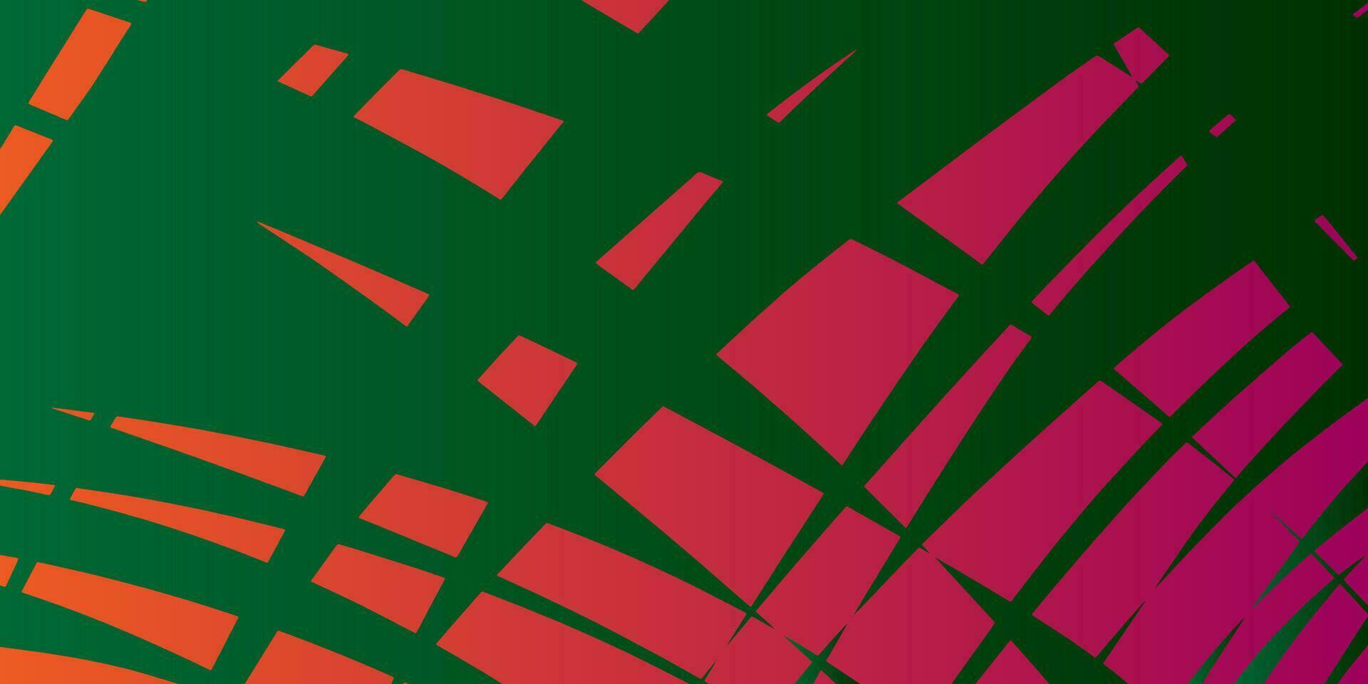 abstrait Contexte avec rouge, vert et violet lignes vecteur