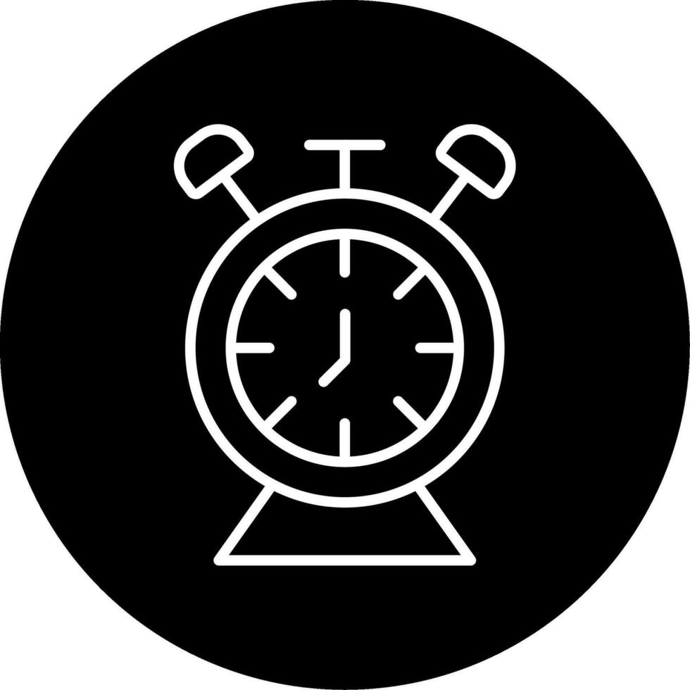 icône de vecteur d'horloge de bureau
