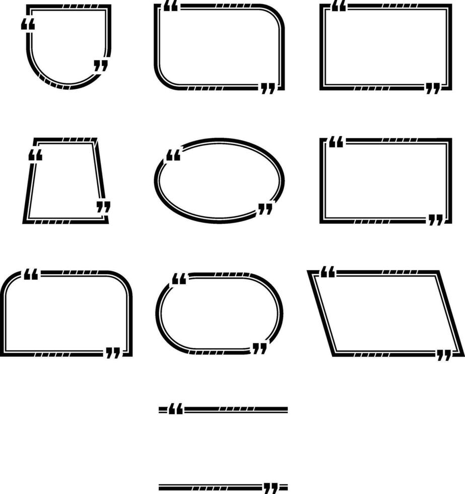 citation texte placement contour forme ensemble vecteur