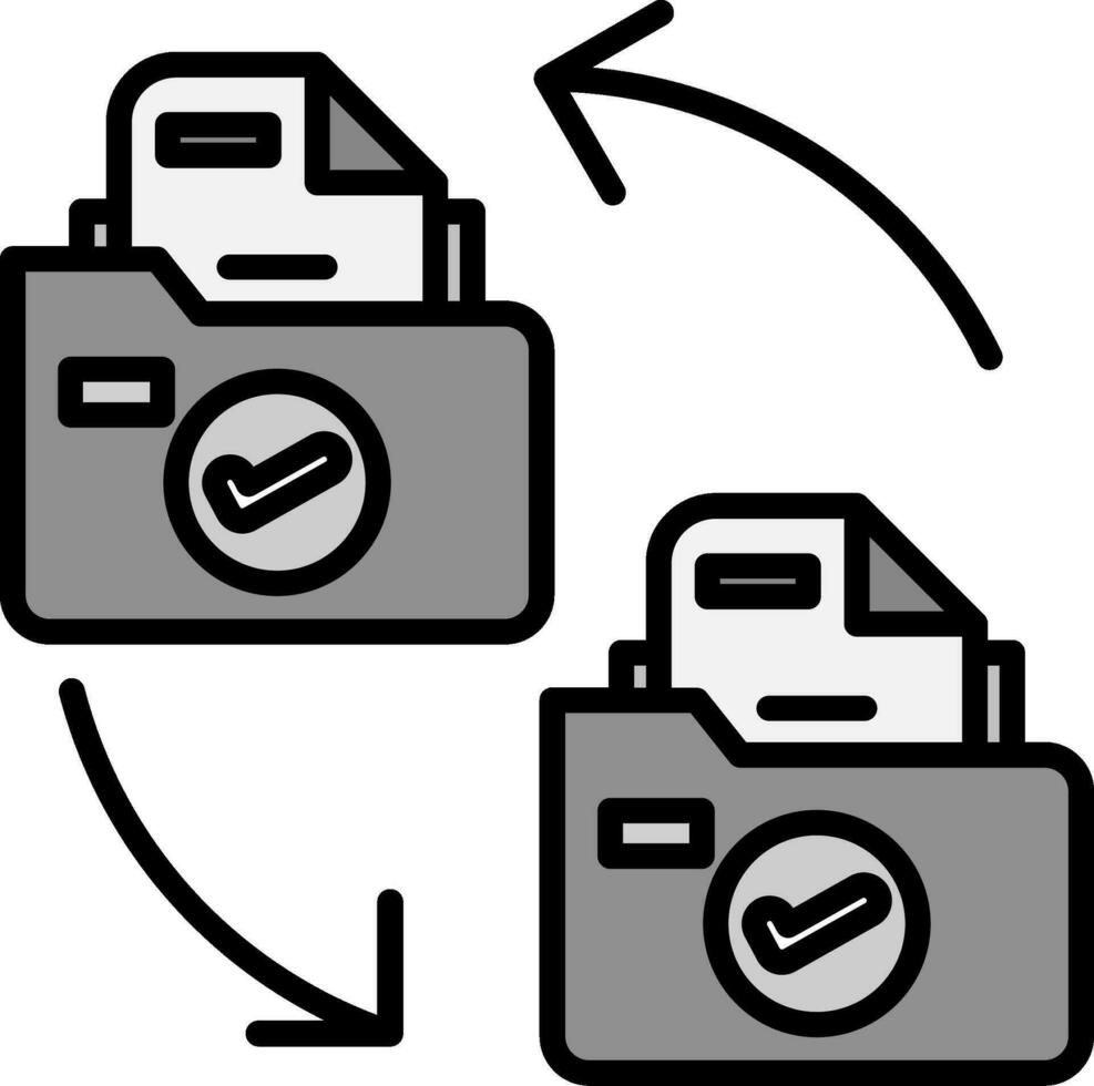 dossier la gestion vecteur icône