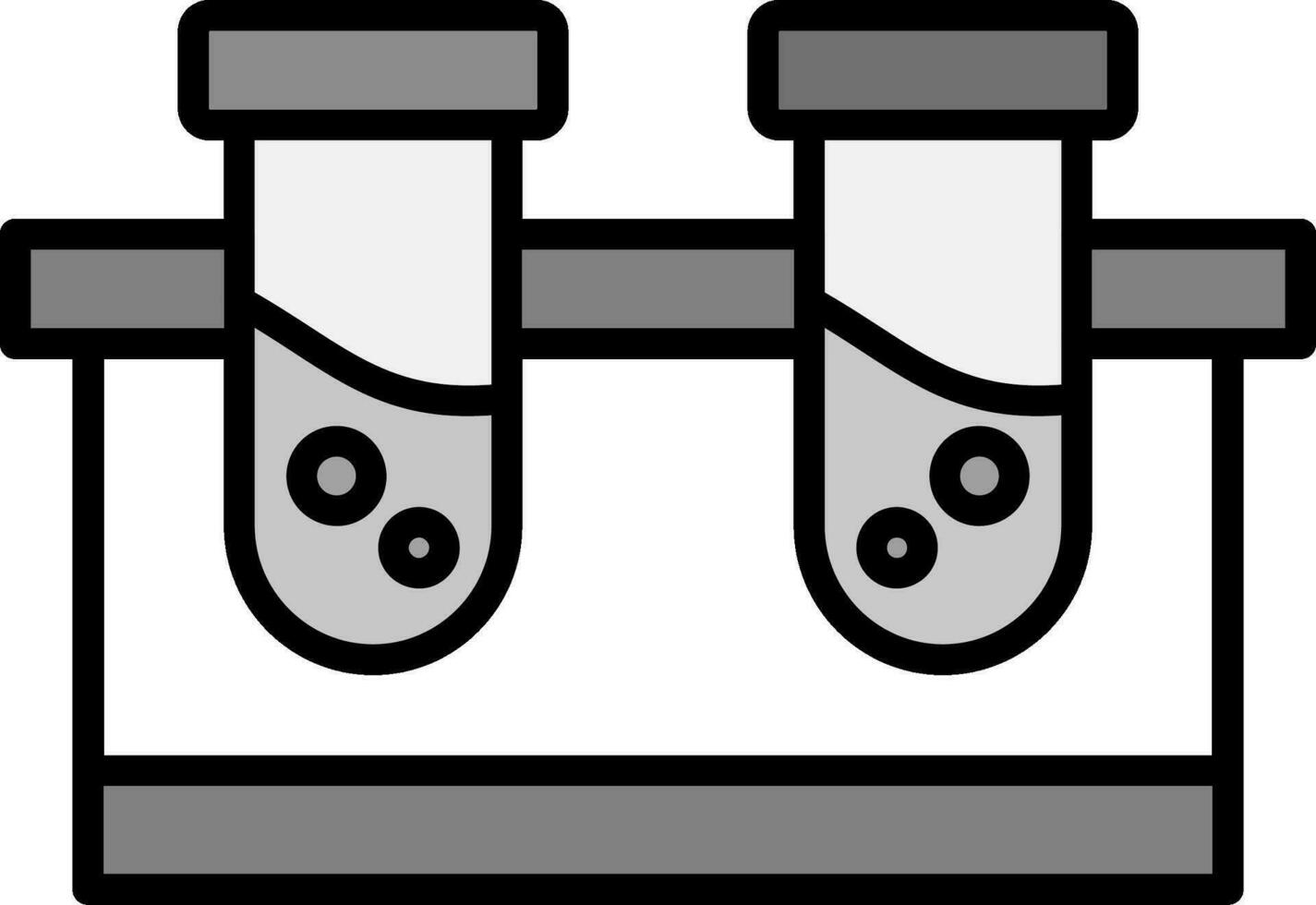 icône de vecteur de tubes à essai