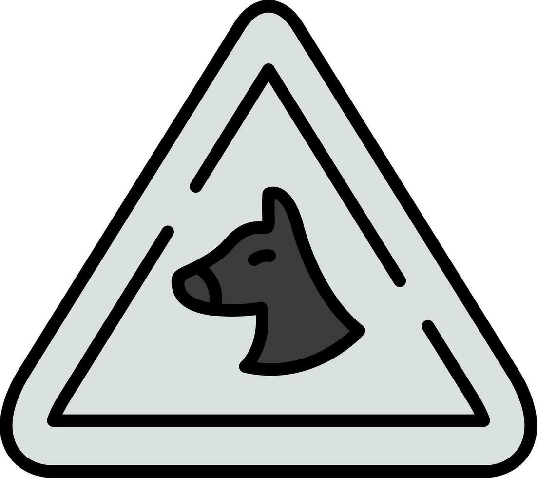 icône de vecteur de chien