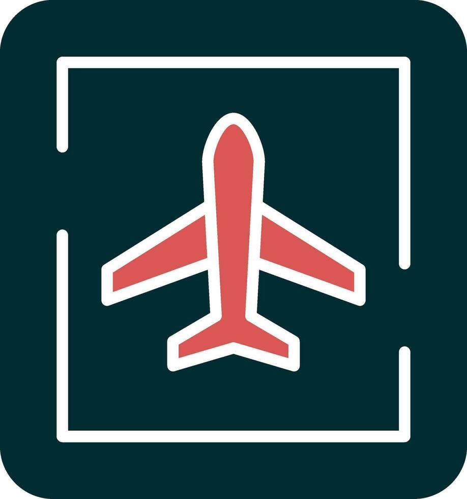 aéroport signe vecteur icône