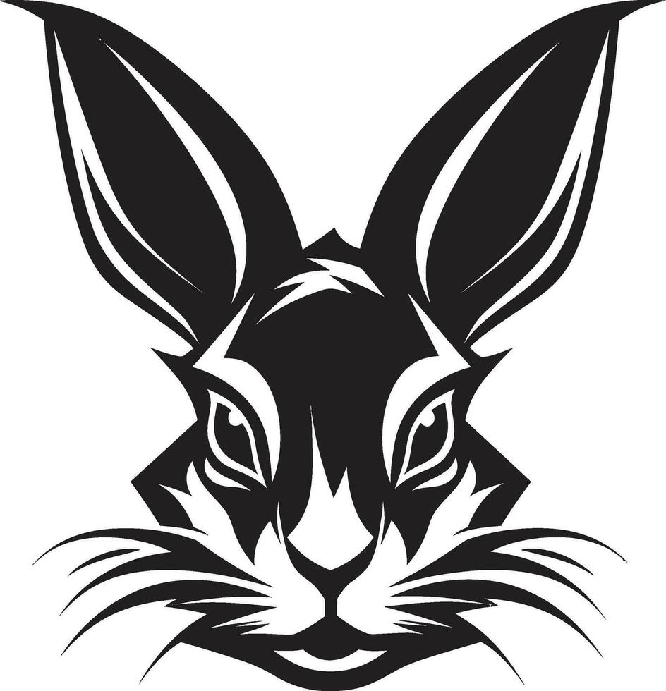 noir vecteur lapin une logo c'est Bien sur à Aidez-moi vous atteindre votre affaires buts plus Créatif titres