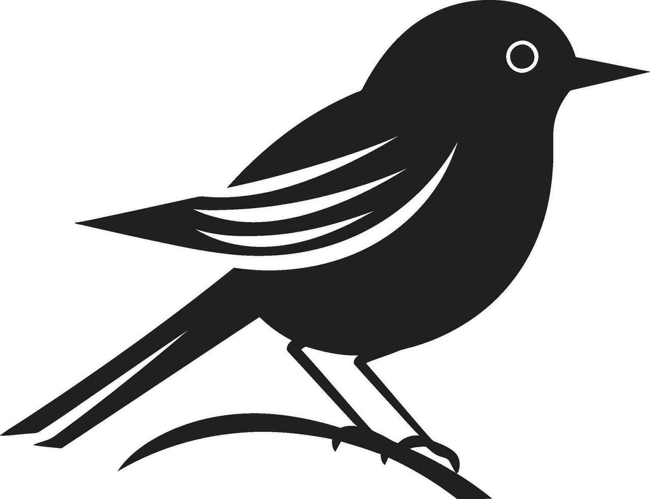 nuit chouettes sagesse icône stylisé albatros crête vecteur