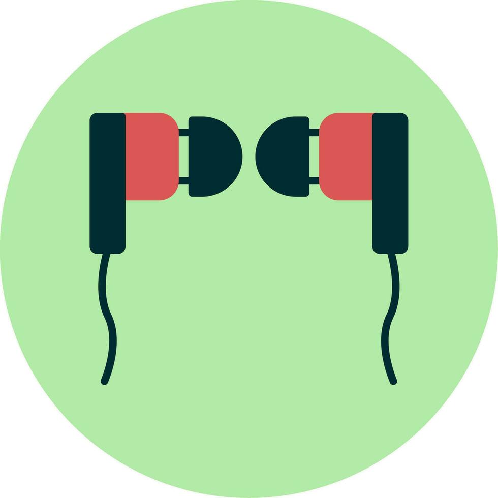 icône de vecteur d'écouteurs