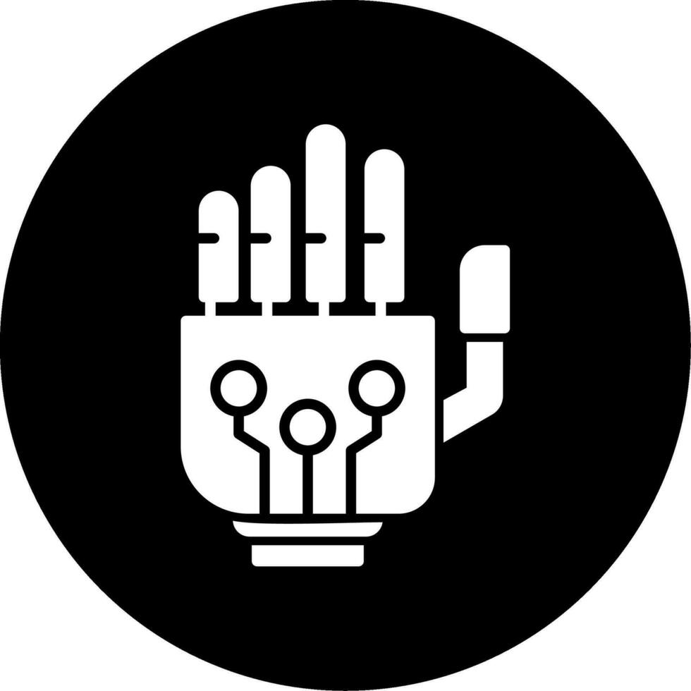 robotique main vecteur icône