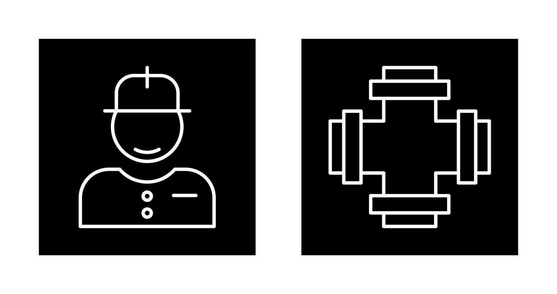 ouvrier et plomberie icône vecteur
