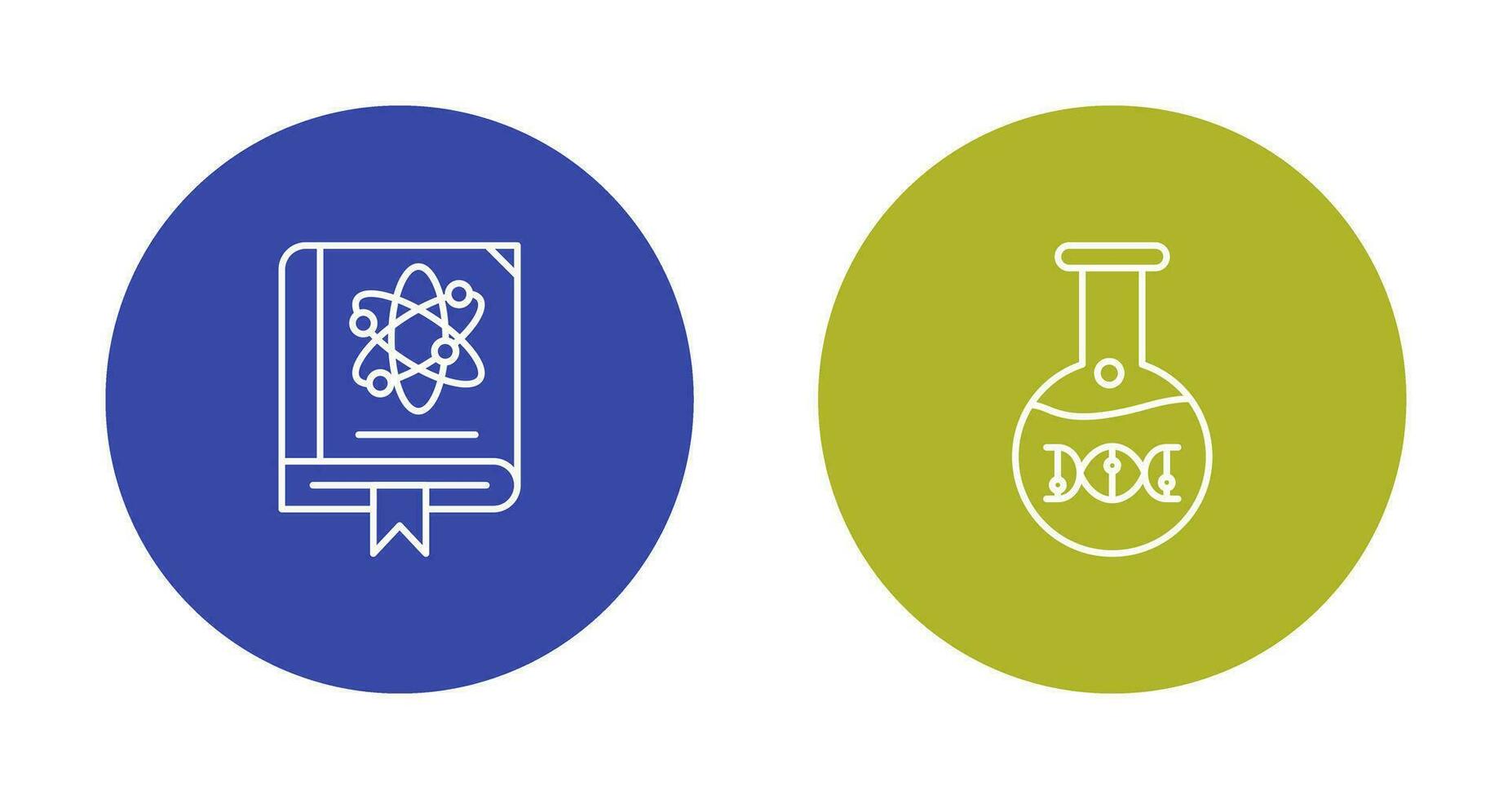 science et ADN icône vecteur