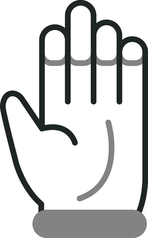 icône de vecteur de gants
