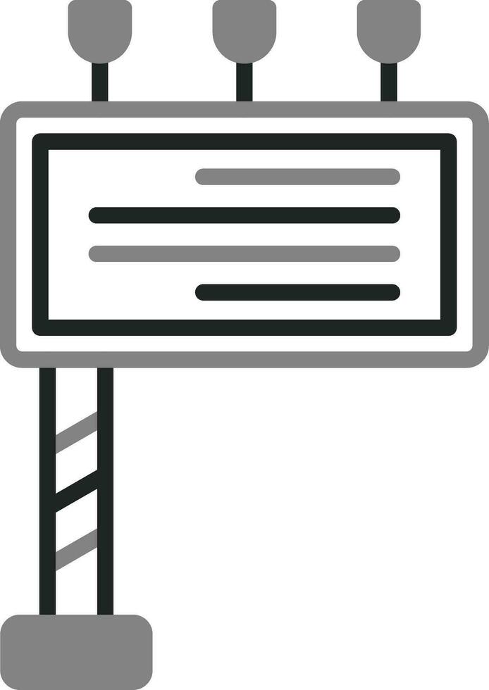icône de vecteur de panneau d'affichage