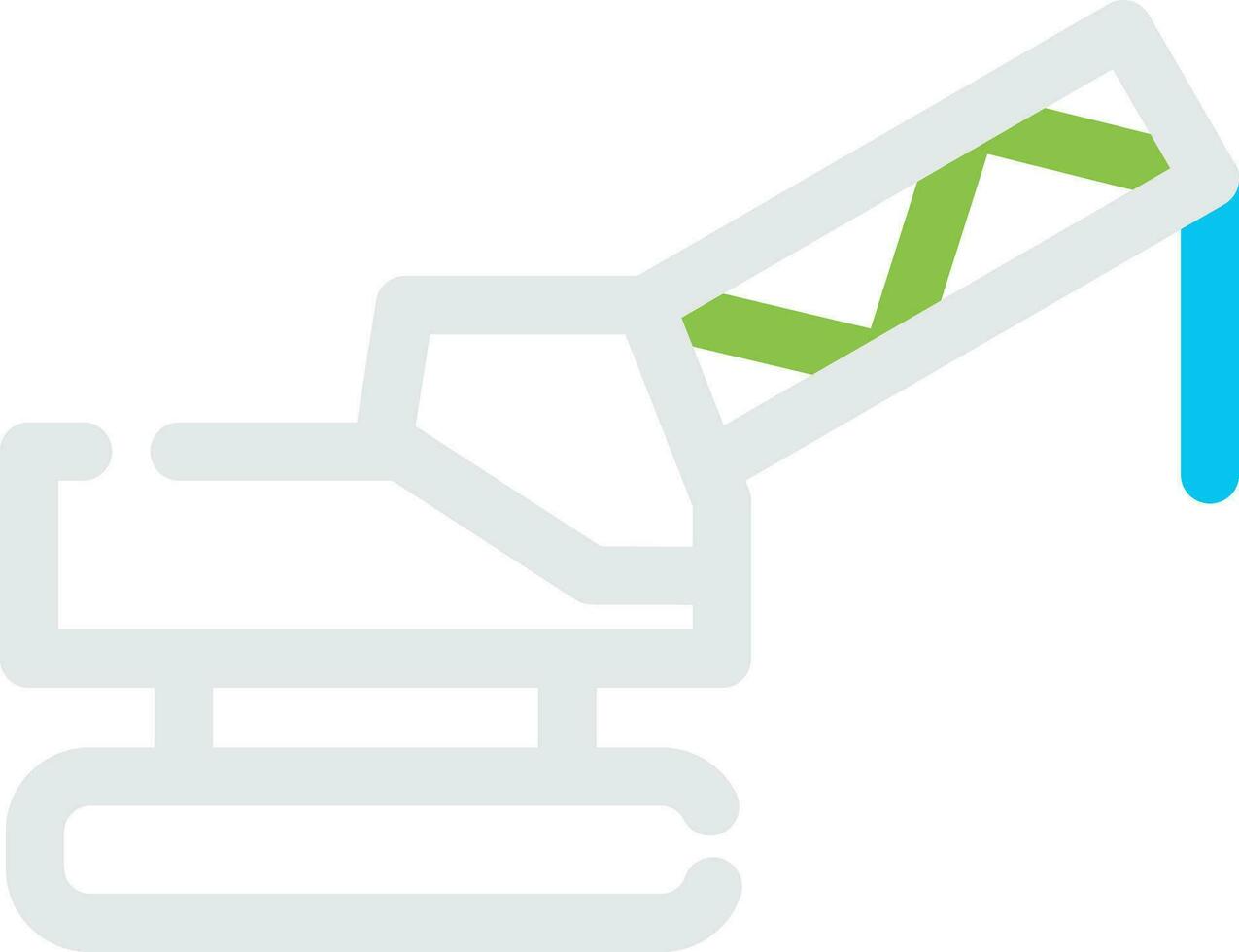 conception d'icône créative de grue vecteur
