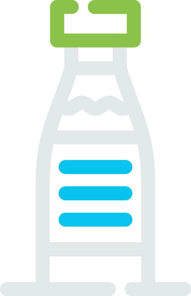 conception d'icône créative botel de lait vecteur