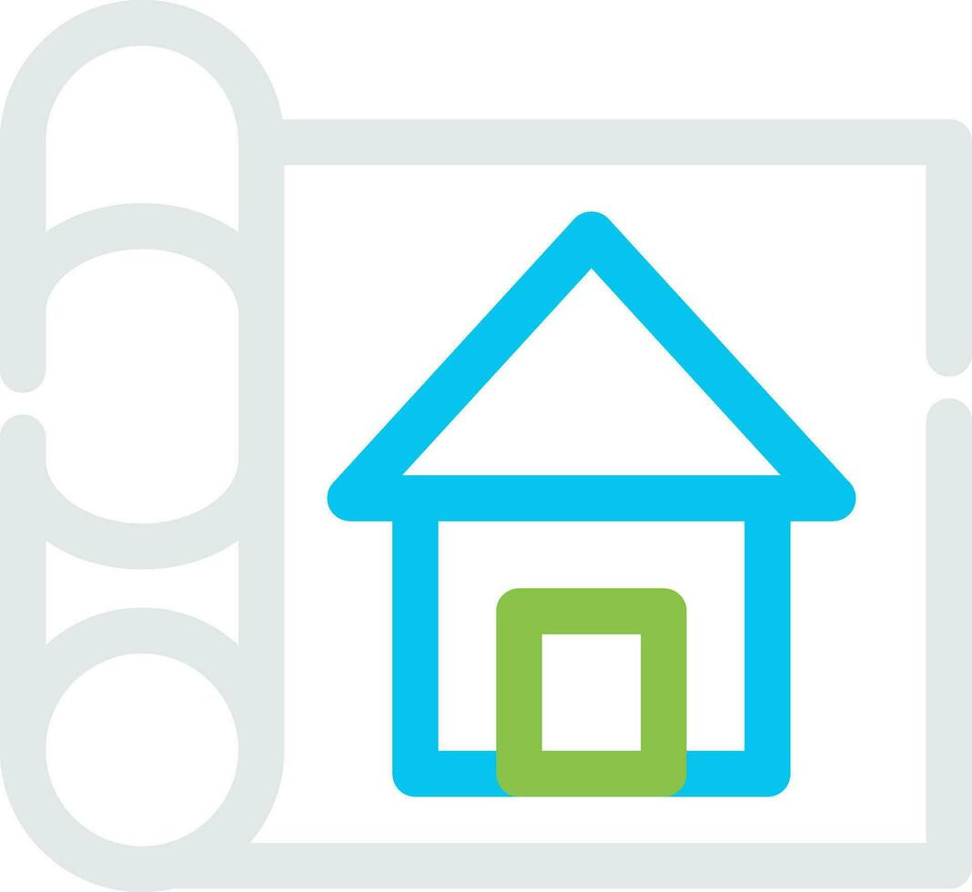 conception d'icône créative de croquis de maison vecteur