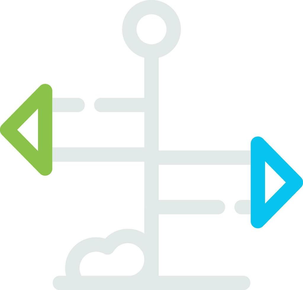 conception d'icône créative de direction vecteur