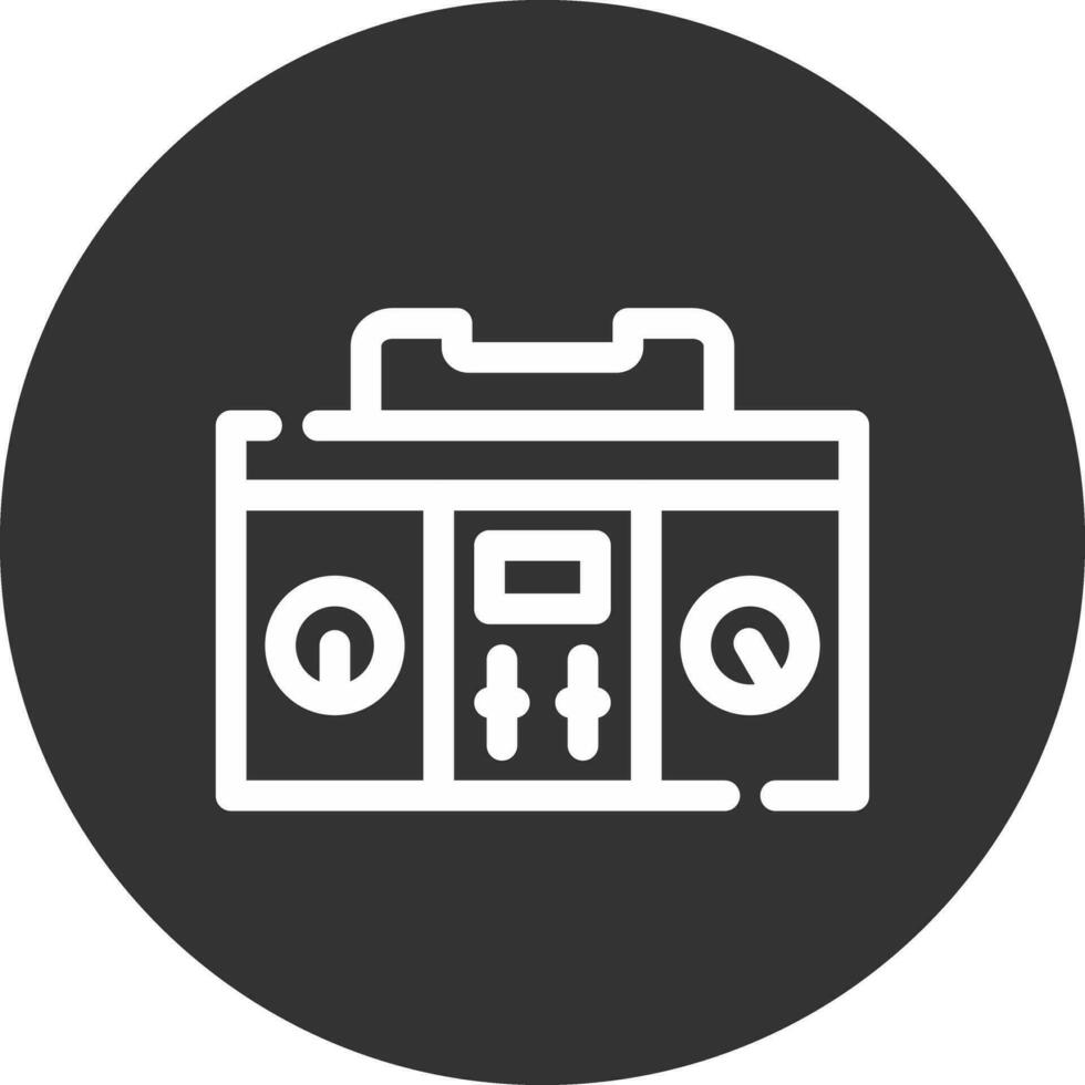 conception d'icône créative de mélangeur dj vecteur