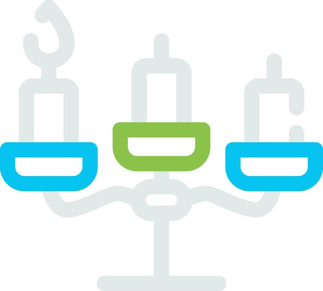 conception d'icône créative candélabre vecteur