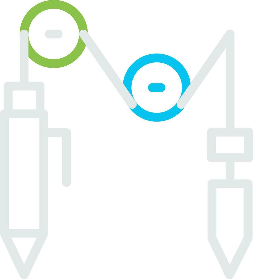 conception d'icône créative de séparation vecteur