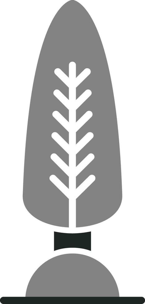cyprès vecteur icône