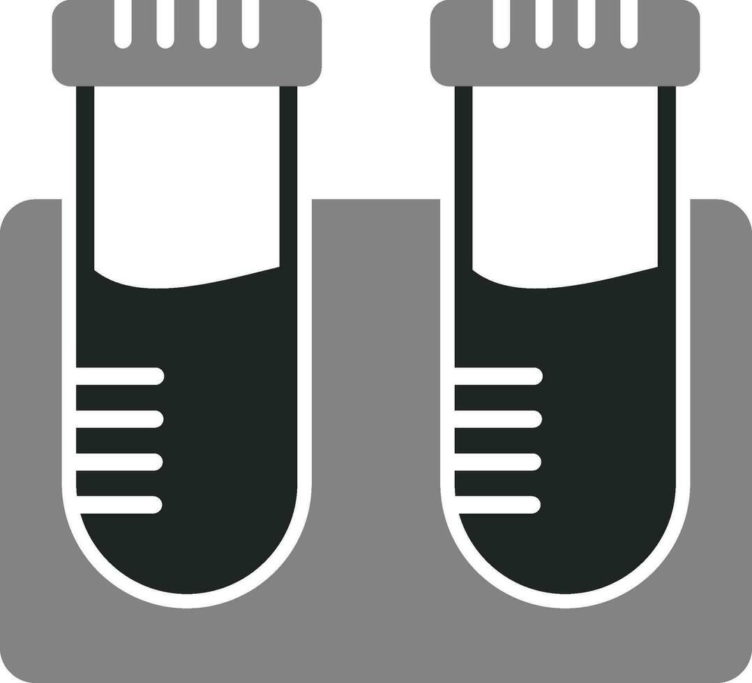 icône de vecteur de tubes à essai