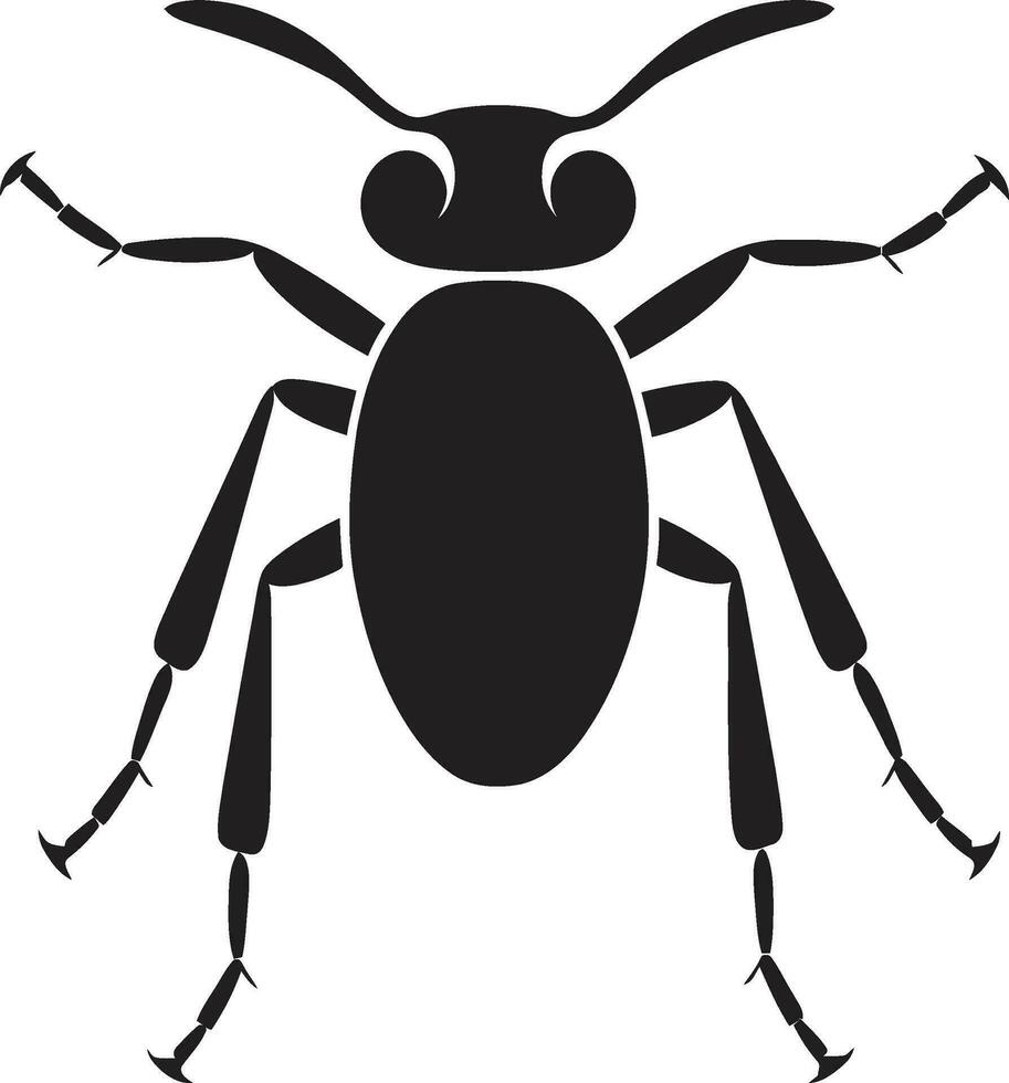 lisse et élégant noir fourmi icône dans vecteur audacieux noir fourmi logo vecteur art excellence