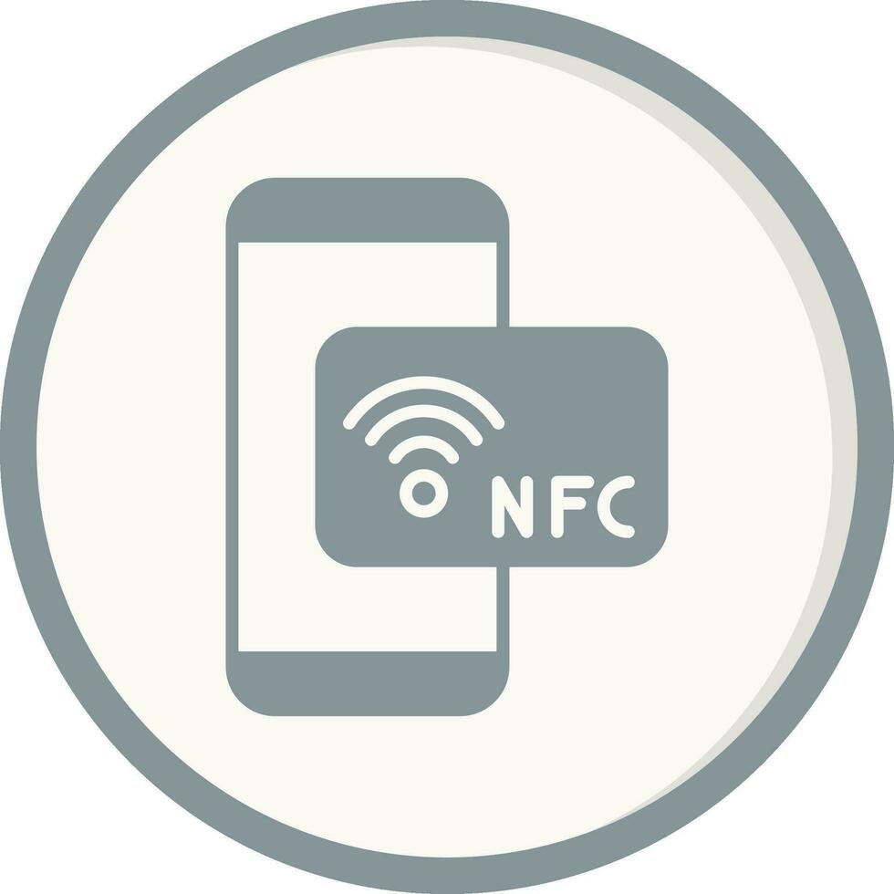 nfc vecteur icône