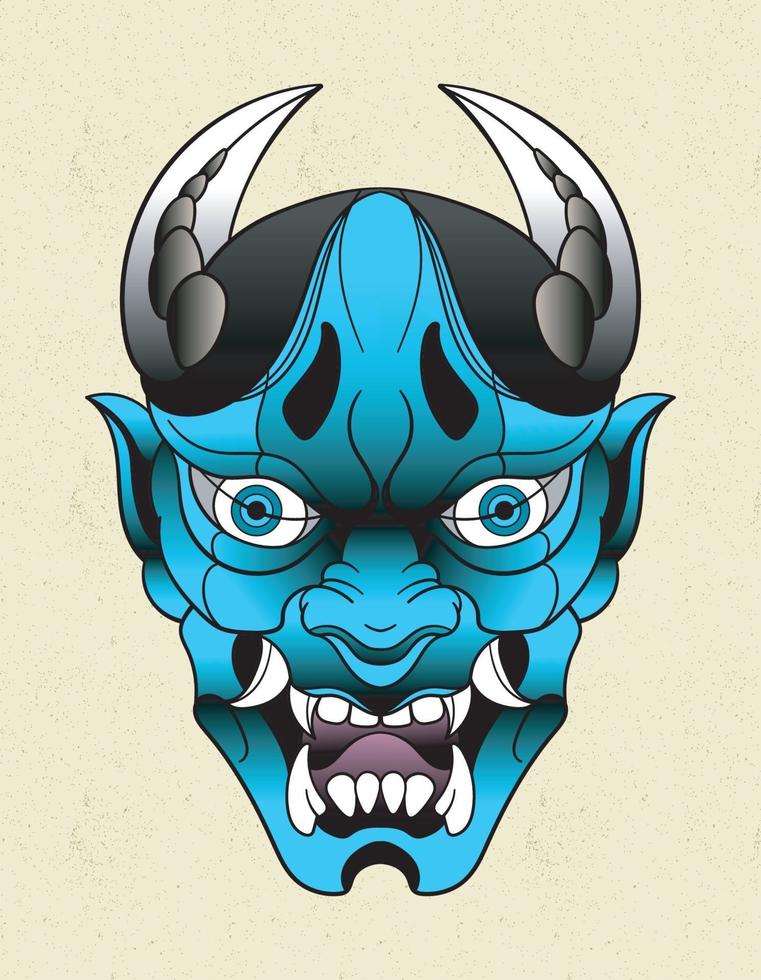 tatouage hannya japon vecteur