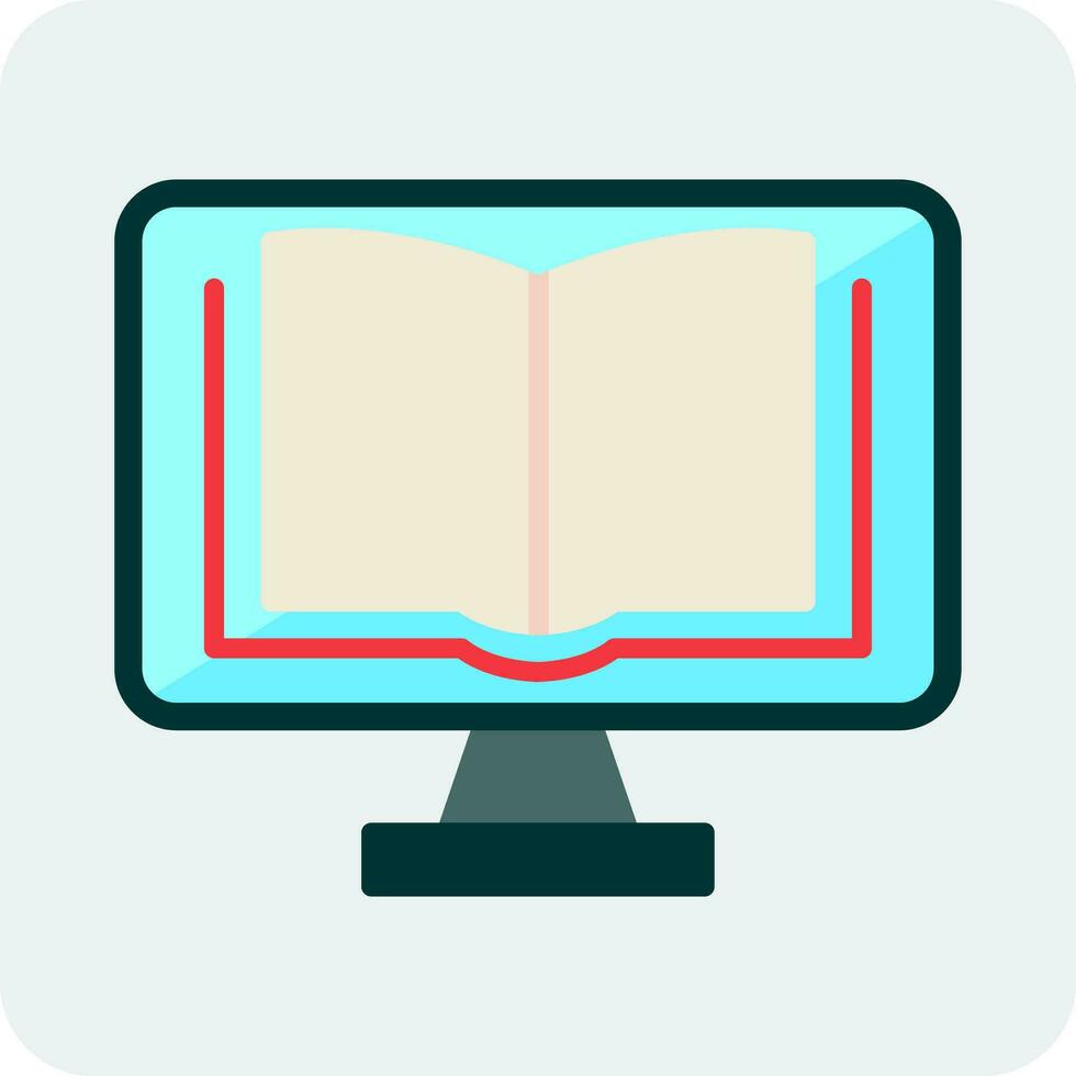 icône de vecteur de livre électronique