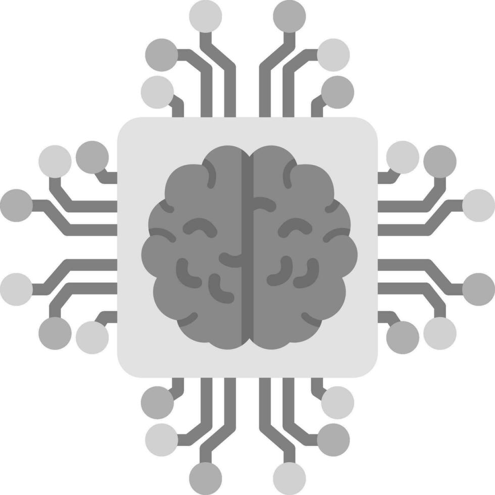 icône de vecteur d'intelligence artificielle