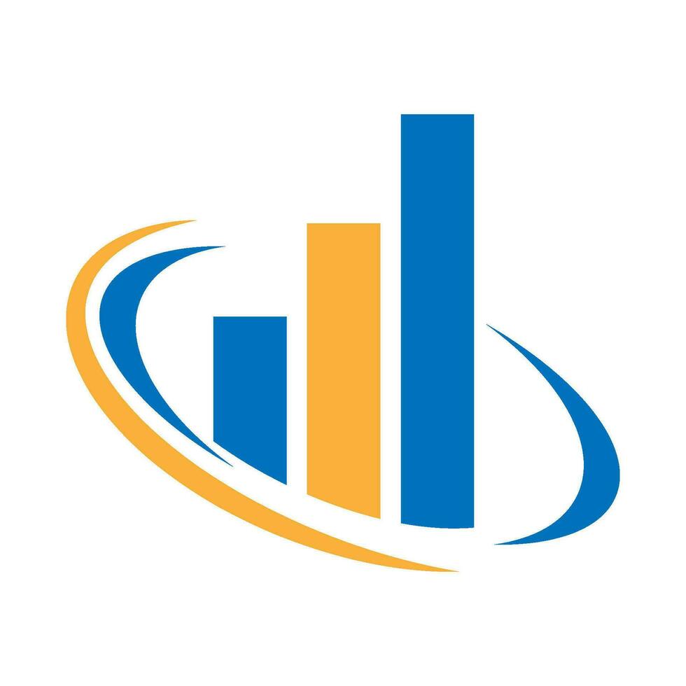 création de logo de finance d'entreprise vecteur