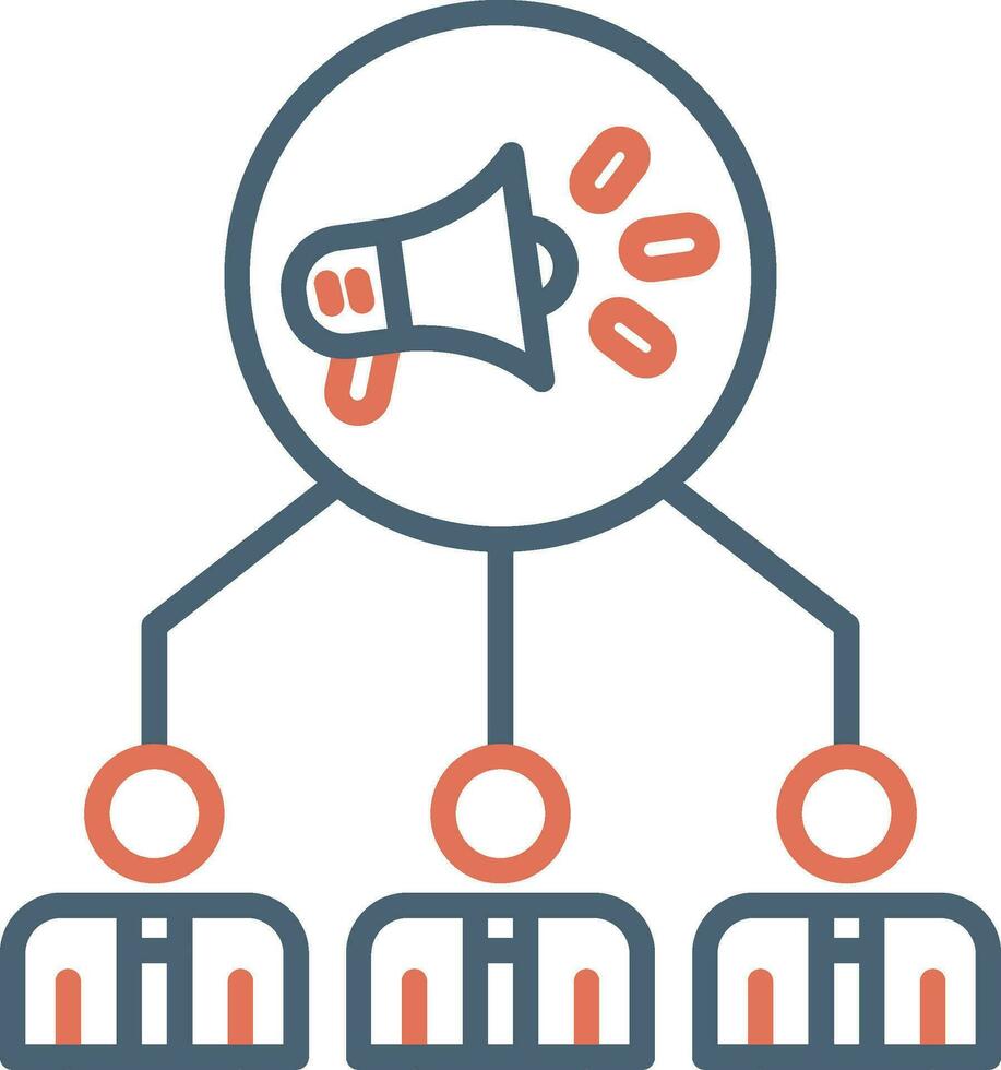 icône de vecteur de relations publiques