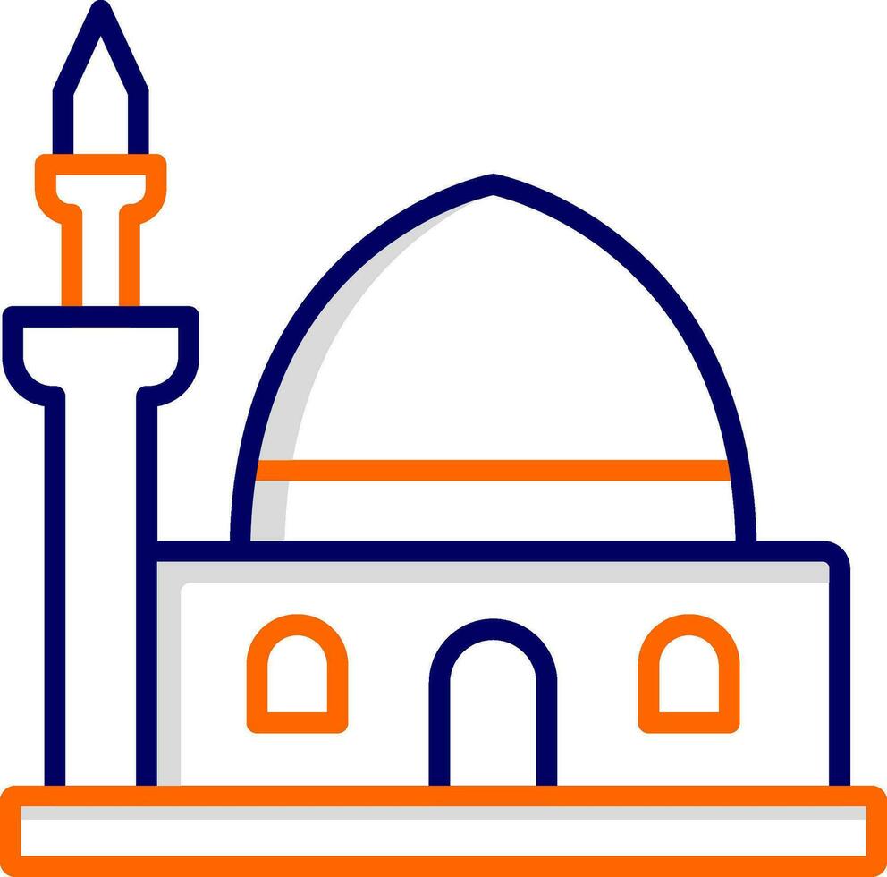 le prophètes mosquée vecteur icône