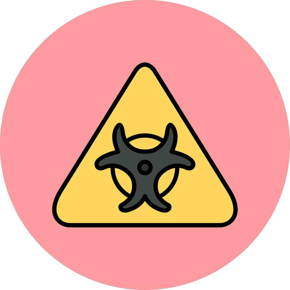 icône de vecteur de danger biologique