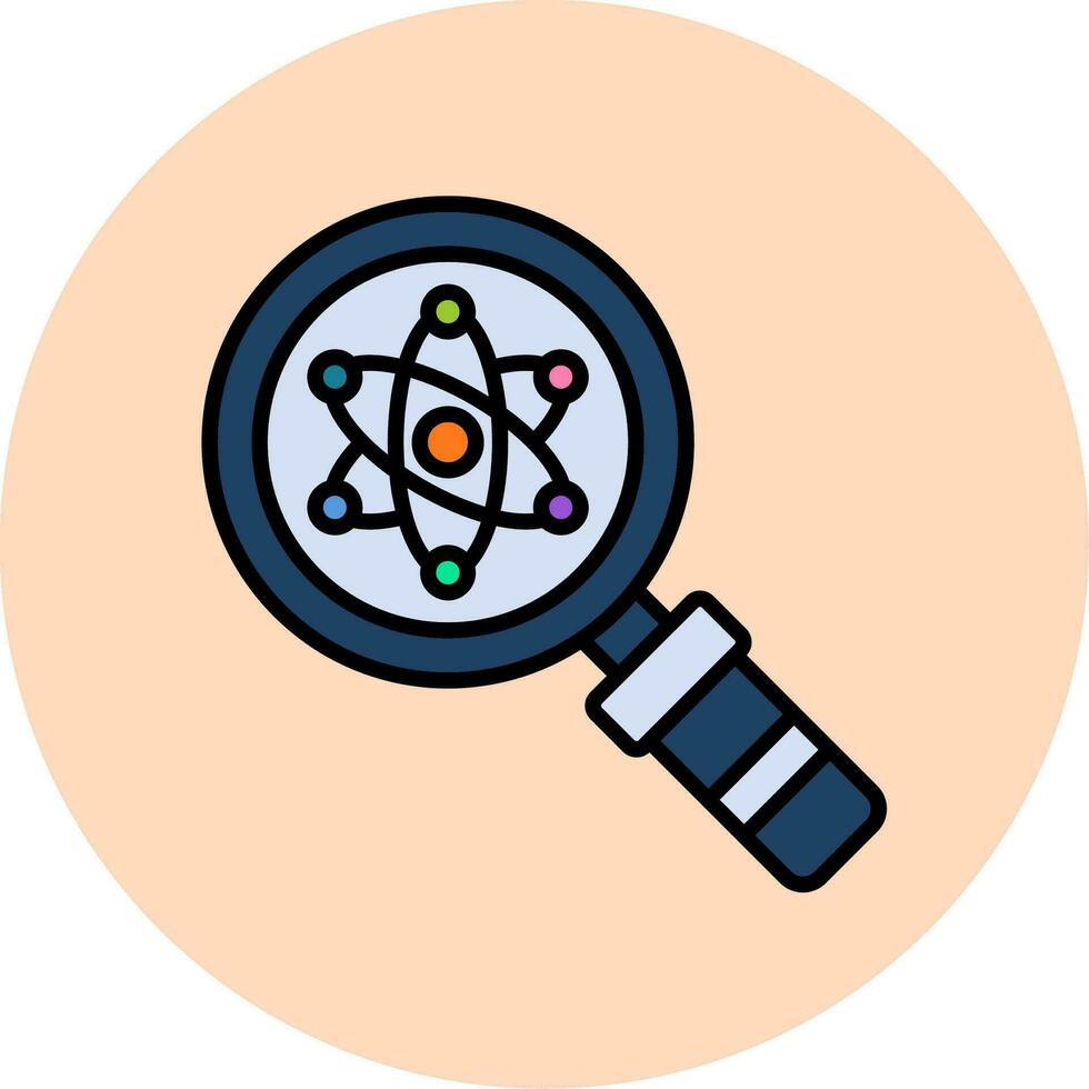 icône de vecteur d'analyse chimique