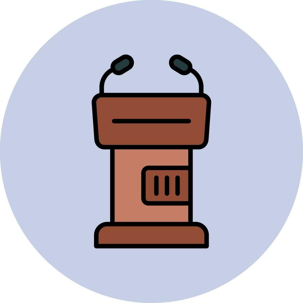 icône de vecteur de pupitre