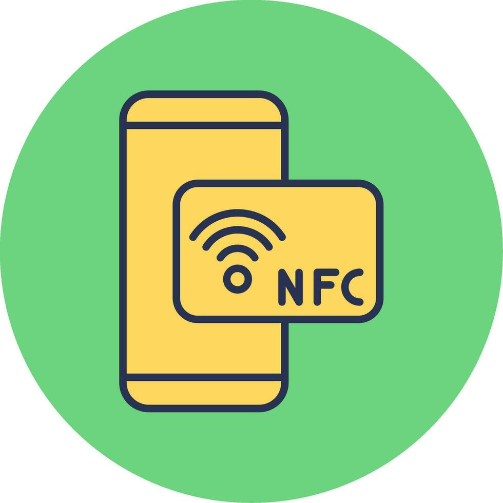 nfc vecteur icône