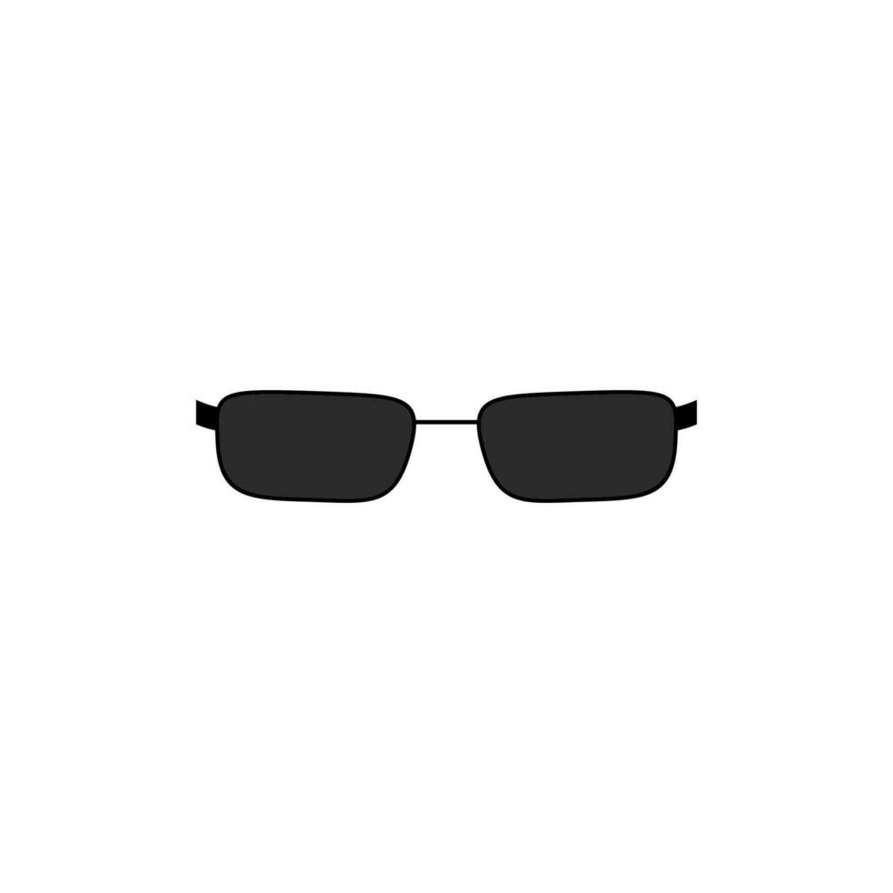 lunettes icône Facile conception dans blanc Contexte vecteur