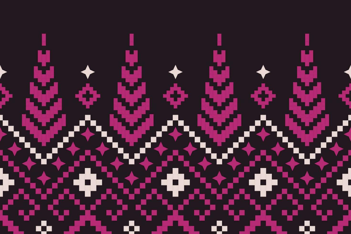 rose traditionnel ethnique modèle paisley fleur ikat Contexte abstrait aztèque africain indonésien Indien sans couture modèle pour en tissu impression tissu robe tapis rideaux et sarong vecteur