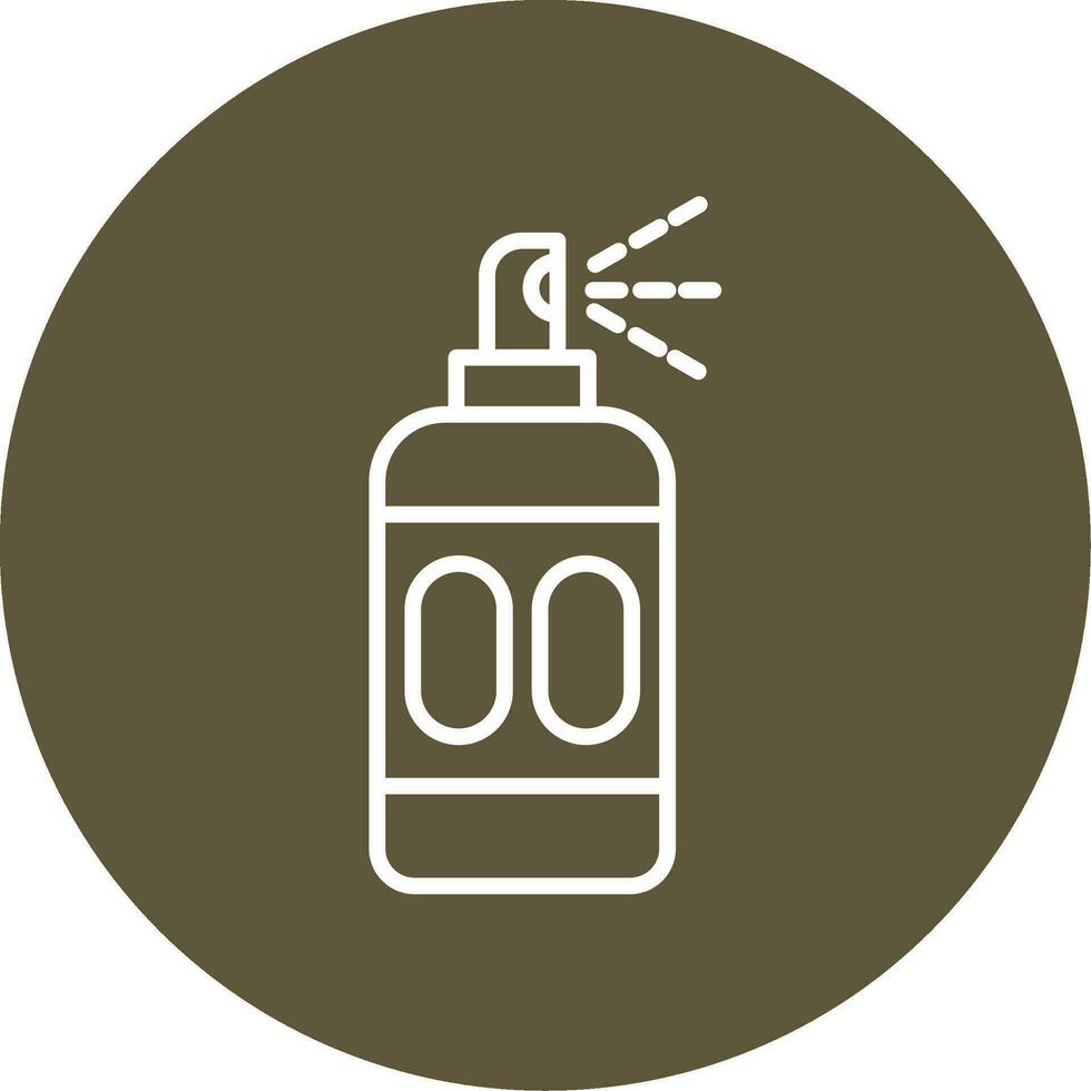 icône de vecteur de pulvérisation de cheveux
