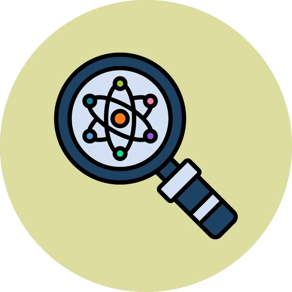icône de vecteur d'analyse chimique