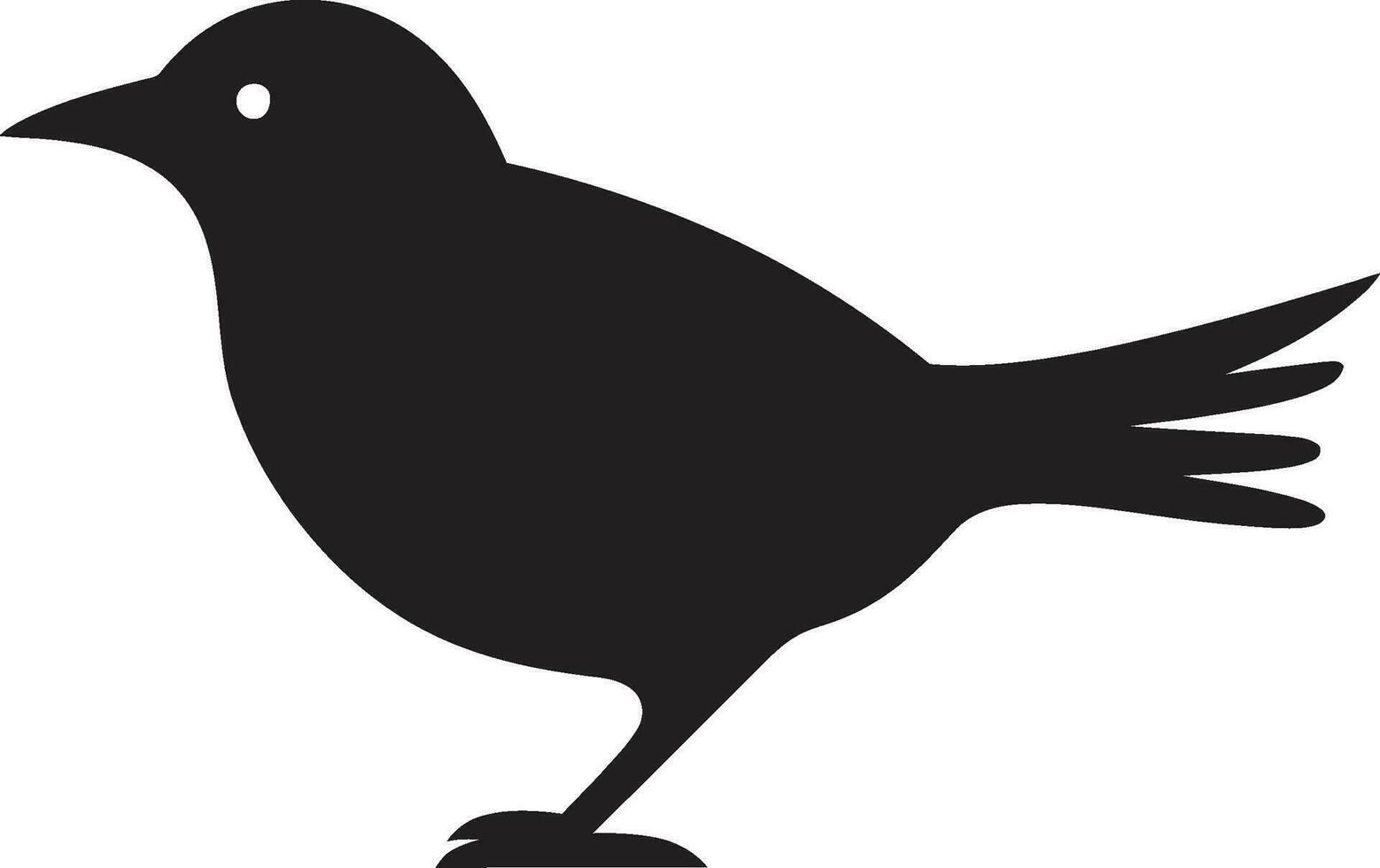 la nuit corbeau logo hérons la grâce icône vecteur