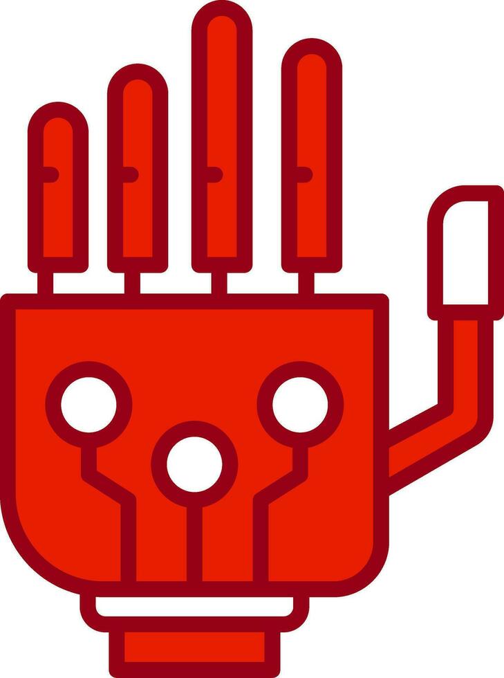 robotique main vecteur icône