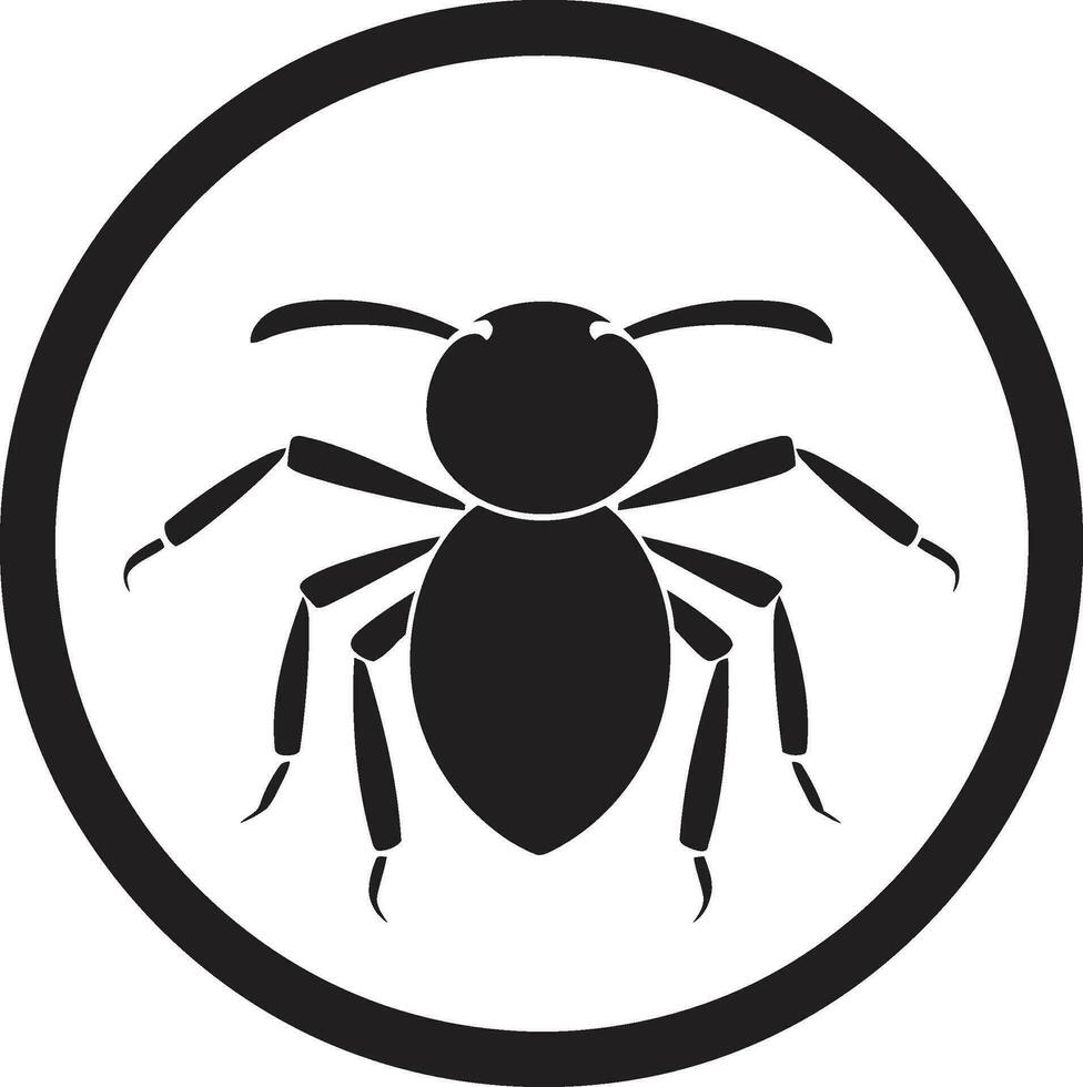 majestueux noir fourmi logo dans vecteur art rationalisé fourmi icône noir vecteur logo