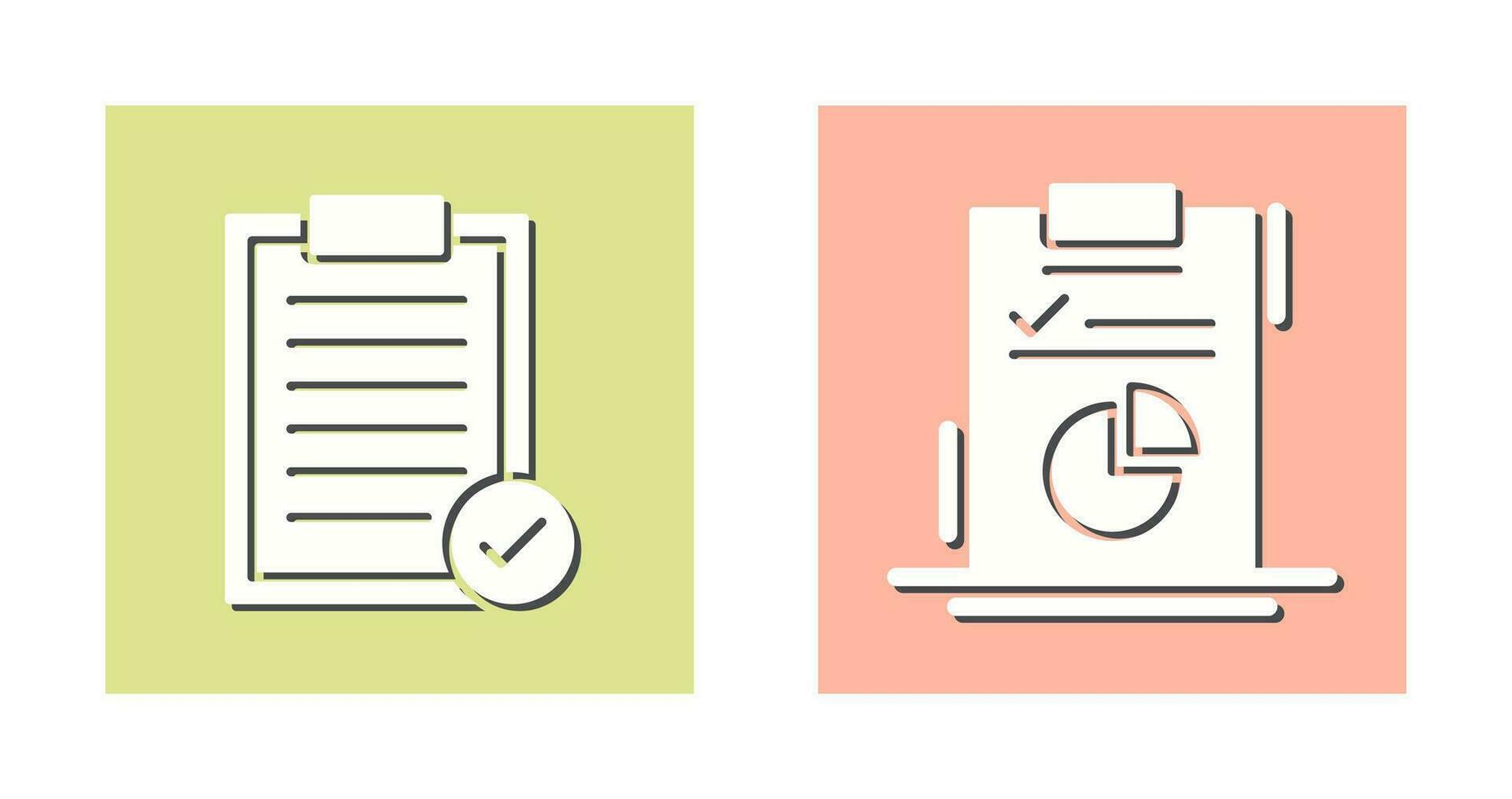 choisi et diagramme icône vecteur