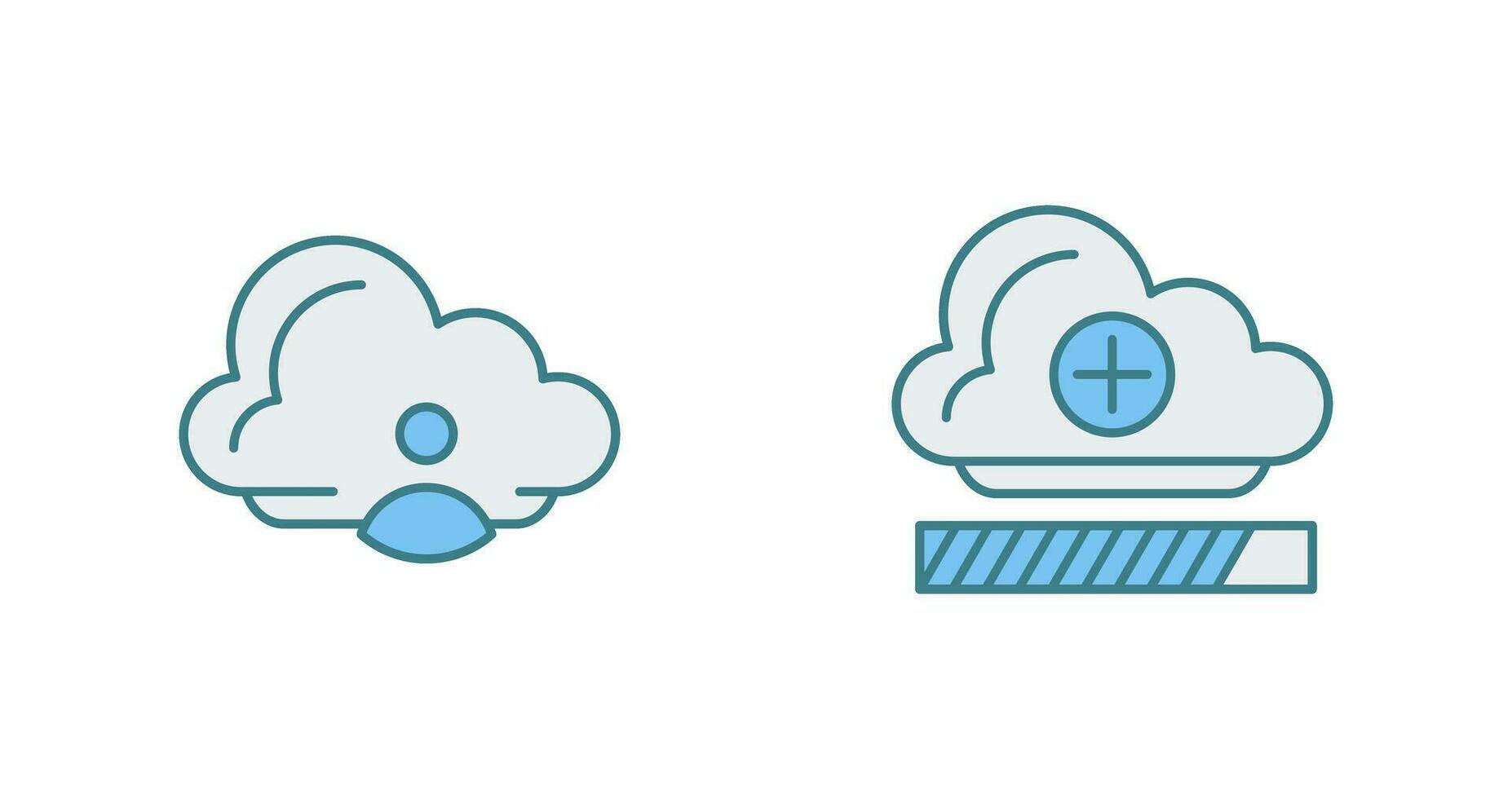 avatar et chargement icône vecteur