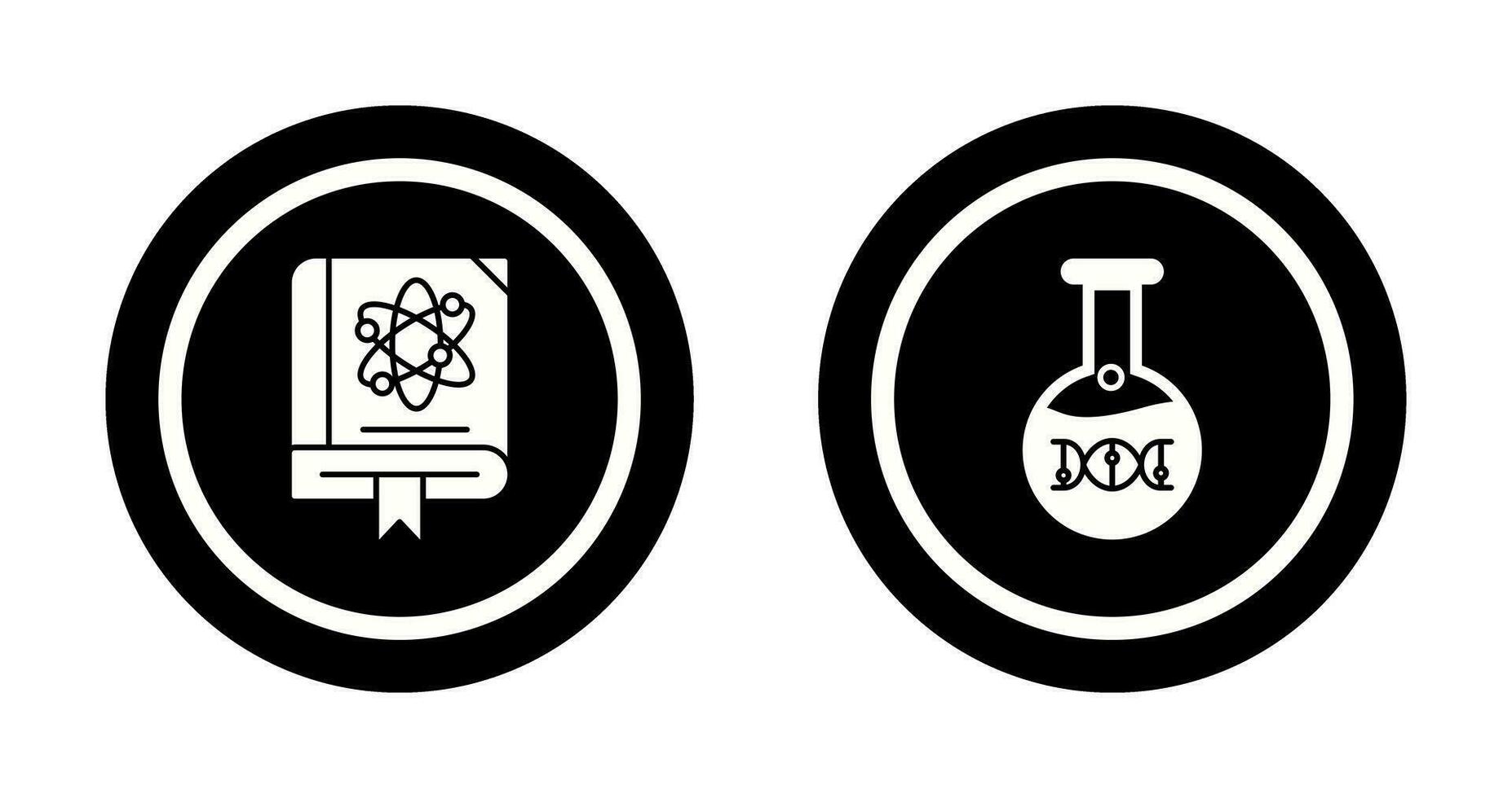 science et ADN icône vecteur