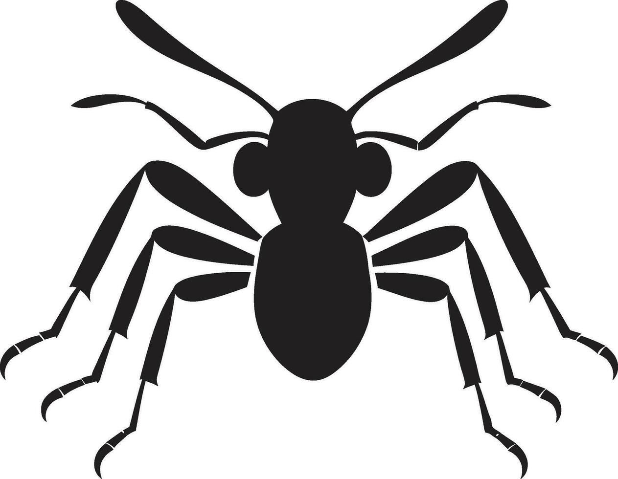 noir fourmi symbole vecteur logo pour une fort marque gracieux noir fourmi logo vecteur art à ses le meilleur