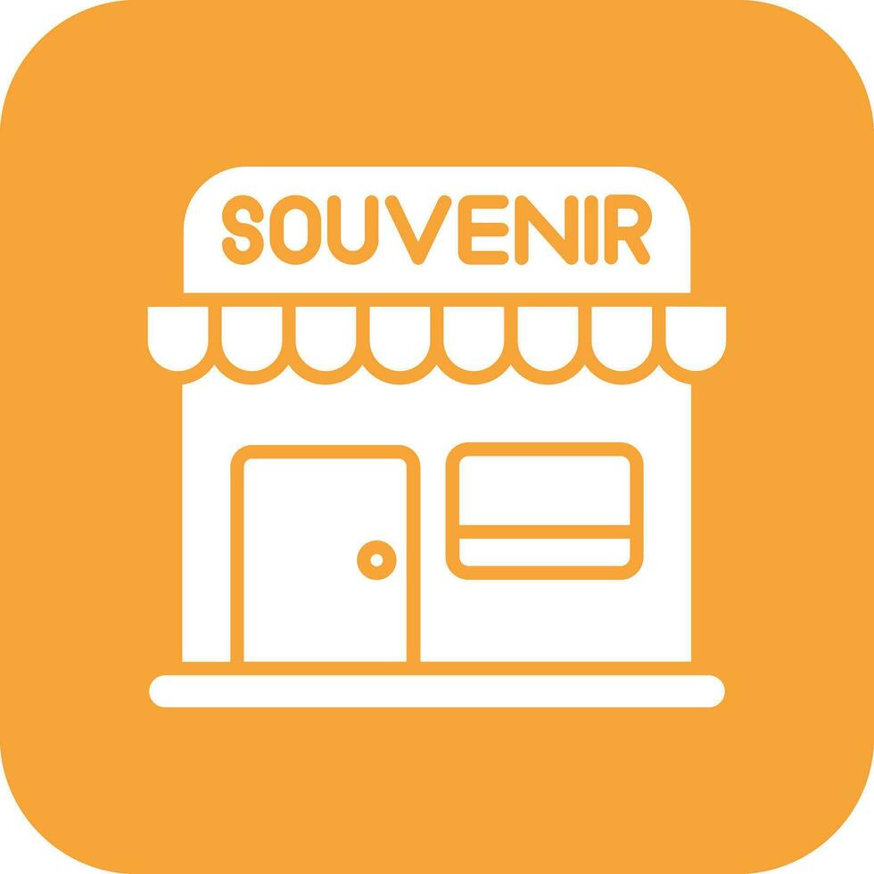 souvenir magasin vecteur icône