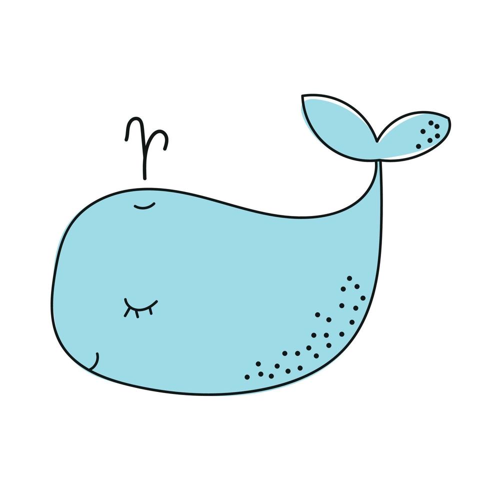 baleine vie marine, poisson vecteur