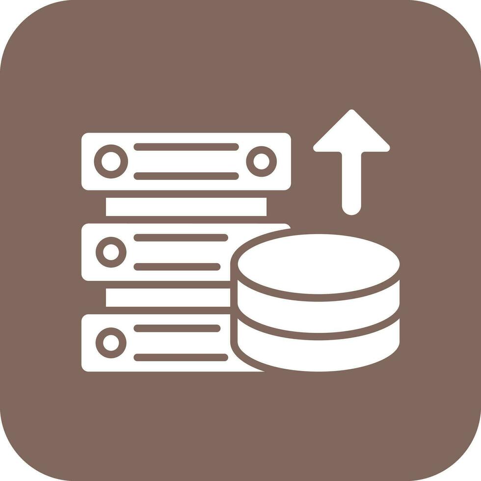 icône de vecteur de stockage de données